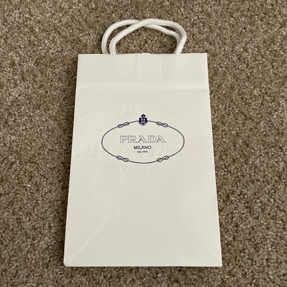 Prada shopping bag